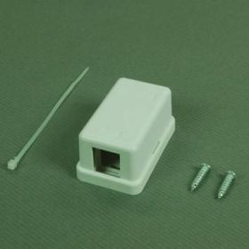 Кутийка за повърхностен монтаж за 1хRJ45 жак Linkbasic - 1