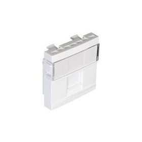 Лицев панел за 1 x RJ45 жак, 45х45 мм