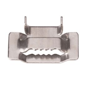 Stainless Steel Banding Clip (Teeth Buckle), max.16 mm, Conneu