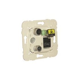 Мултимедийна розетка TV + RJ45 + Fiber optic