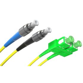 FC UPC към SC APC дуплексна оптична пач корда