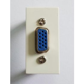 Лицев панел 22.5х45 мм с 1xVGA порт CONNBOX - 1