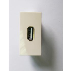 Лицев панел 22.5х45 мм с 1 USB-A порт CONNBOX - 1