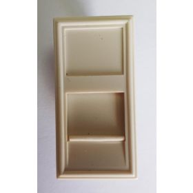 Лицев панел 22.5х45 мм с 1 x RJ 45 с капаче CONNBOX - 1