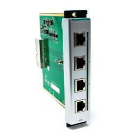 Fast Ethernet Interface Module with 4x100BaseT RJ45 connectors, Moxa