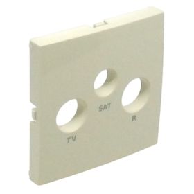 Cover plate for R-TV-SAT sockets 57.4 x 57.4 mm